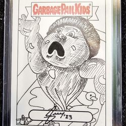 Garbage Pail Kids B/W Sketch Card 1/1