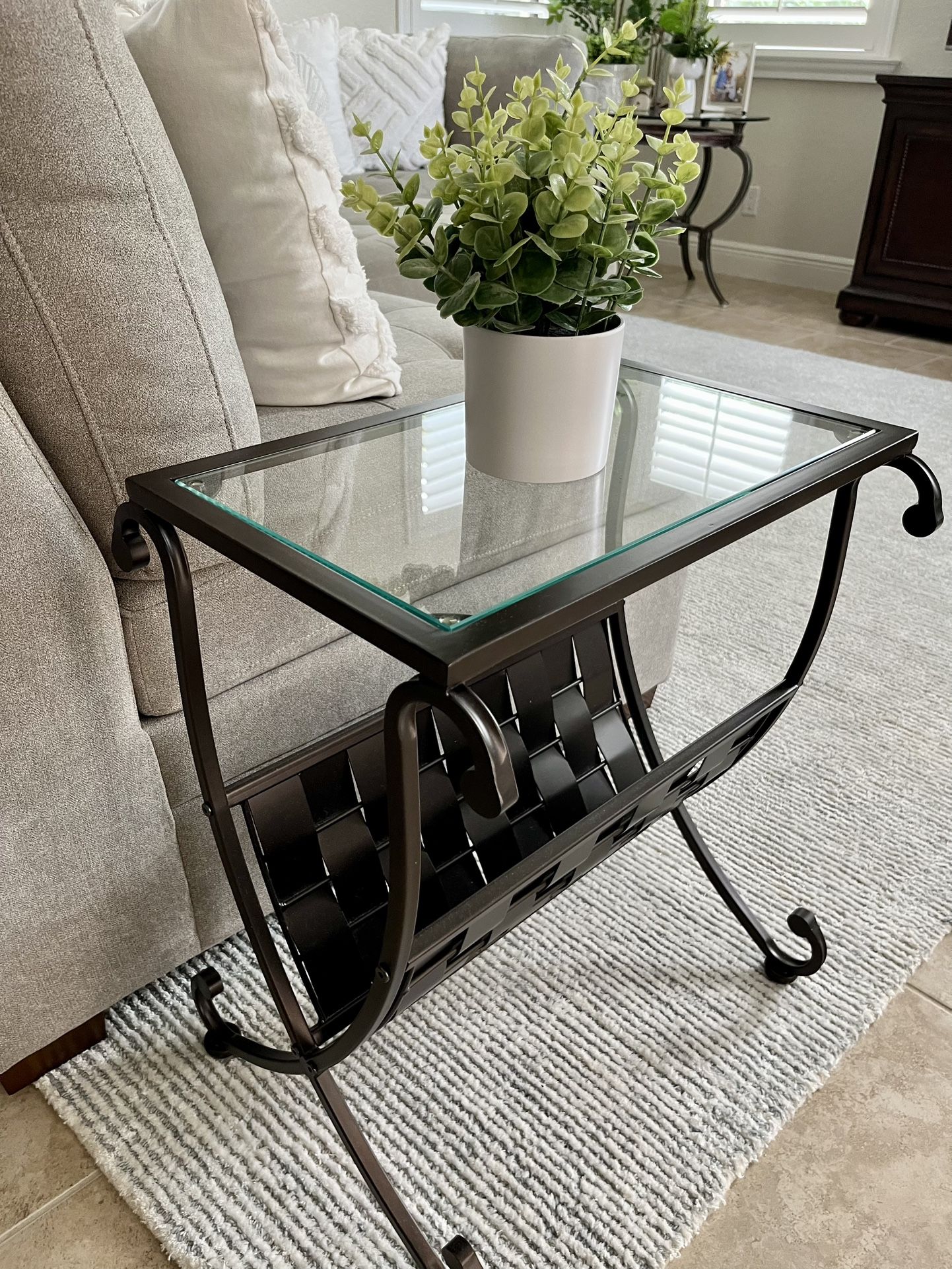 Wrought Iron Side Tables
