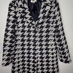 Talbots Women's Long Button-Up Lined Jacket Size 2