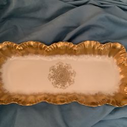 Limoges GOLD NPorcelain Tray