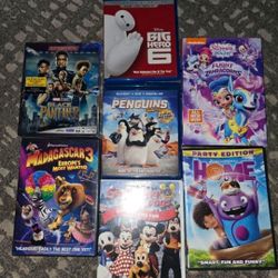 Set Of Children Blue Rays/Dvds