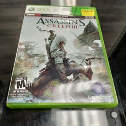Assassin's Creed 3 Xbox 360