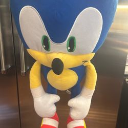 Sega,Sonic The Hedgehog Giant Jumbo Plush Toy (36” Inches)