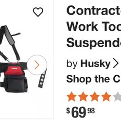 Husky Tool Bag With Suspenders