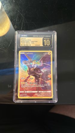 Pokemon Company CGC PRISTINE 10 Zekrom TG05/TG30 Brilliant Stars TG Holo UR.