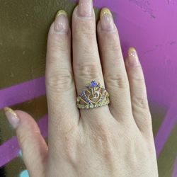 14k 15 AÑOS RING 
