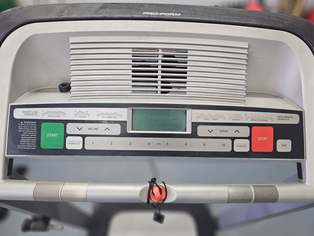 Pro Form Treadmill