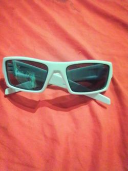 White Frame Sunglasses with Tinted Lenses