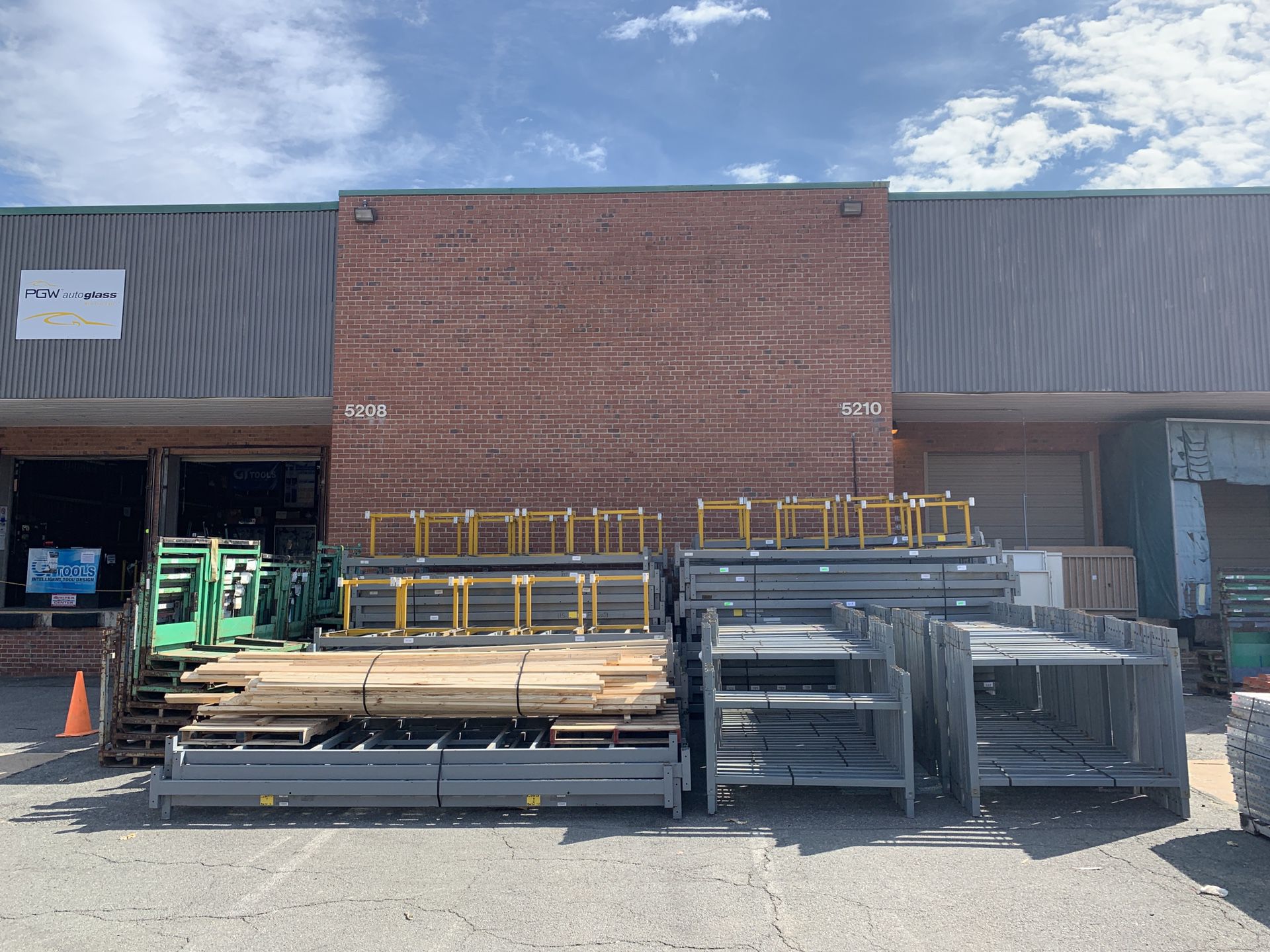 *Free* stackable warehouse racking.