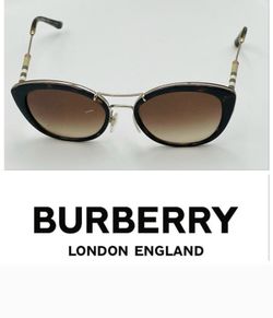 Burberry B4251-Q Cat Eye Sunglasses Tortoise Shell Nova Check Eyewear Frame