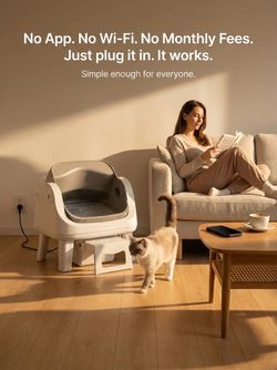 Automatic Self-Cleaning Cat Litter Box