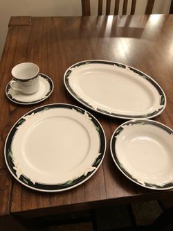 China with black edges