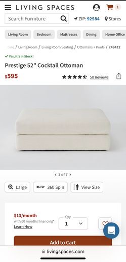Oversized Ottoman 