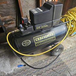 Craftsman Professional 6 HP 33 Gallon Portable Air Compressor