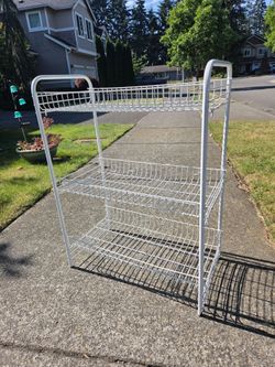 Shelf, Metal 32×24×12", Very Good Condition