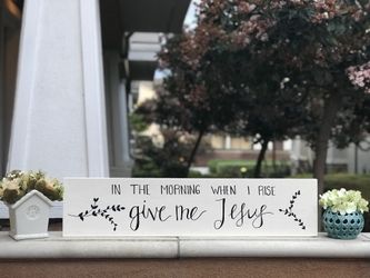 Custom made wood sign