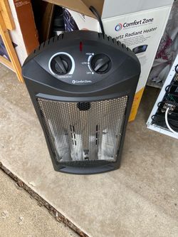 Comfort Zone Quartz Radiant Heater. Used one time!