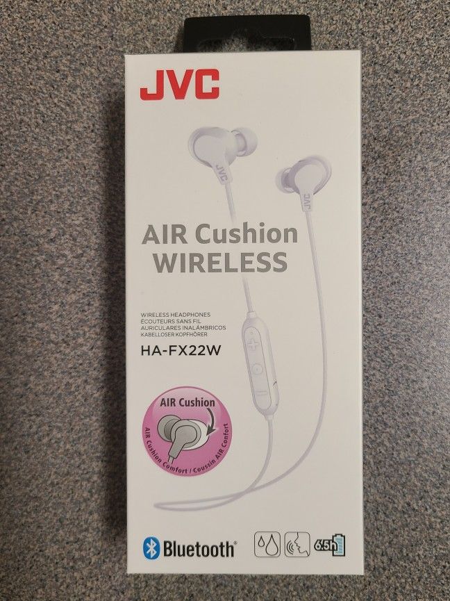 JVC HA-FX22W Air Cushion Wireless Neckband Headset