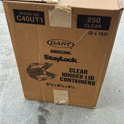 Clear Plastic Containers 