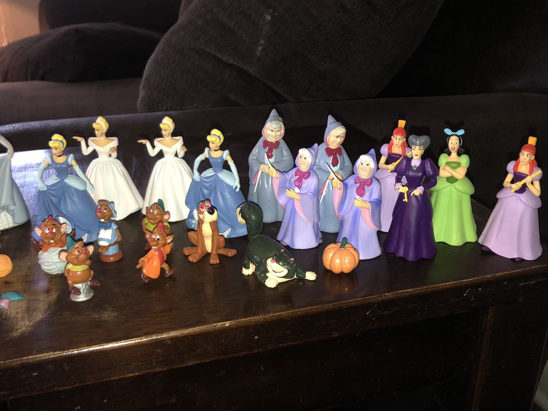 Collection of Disney movie figures