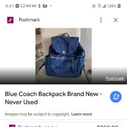 Coach Bag Pack 