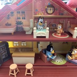 Bluey House And Bingo And Family. 