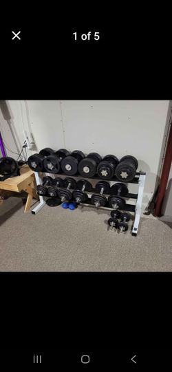 Dumbells And Rack