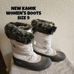 NEW KAMIK BOOTS, WOMEN'S SIZE 9