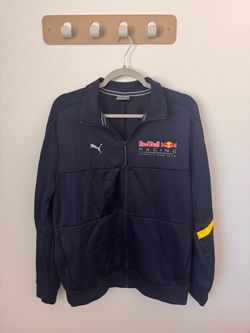 Puma Red Bull Racing F1 Track Jacket Men’s L Navy Blue Like New