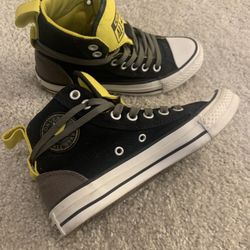 Converse Stuffed High Tops - Yellow, Black, Grey - w Size 5.5 m size 3.5