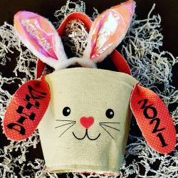 Easter Basket And Bunny Ears