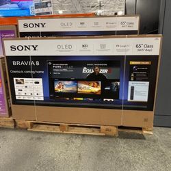 65 “ Sony smart 4K BRAVIA 8 HDR 120HZ OLED TV 