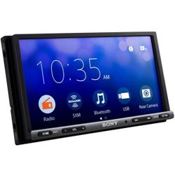 Sony 6.95” Android Auto and Apple CarPlay Bluetooth Digital Media Receiver - Black