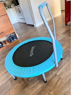 SereneLife Mini Fitness Trampoline with Handle Bar – Like New