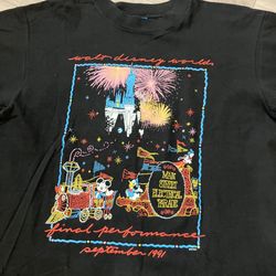 1991 Disney World Main Street Electrical Parade Shirt VTG Large
