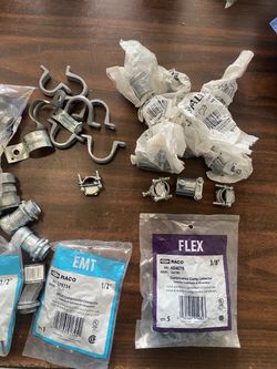 Raco EMT and Flex Electrical Conduit Fittings - Mixed Lot