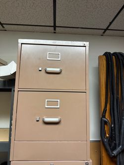 2 drawer file cabinet