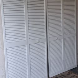 $65 each  36x79 bifold bi-fold closet door bedroom hallway laundry room kitchen garage door pantry wood vented white