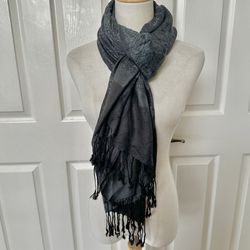 Paisley Fringe Scarf New 