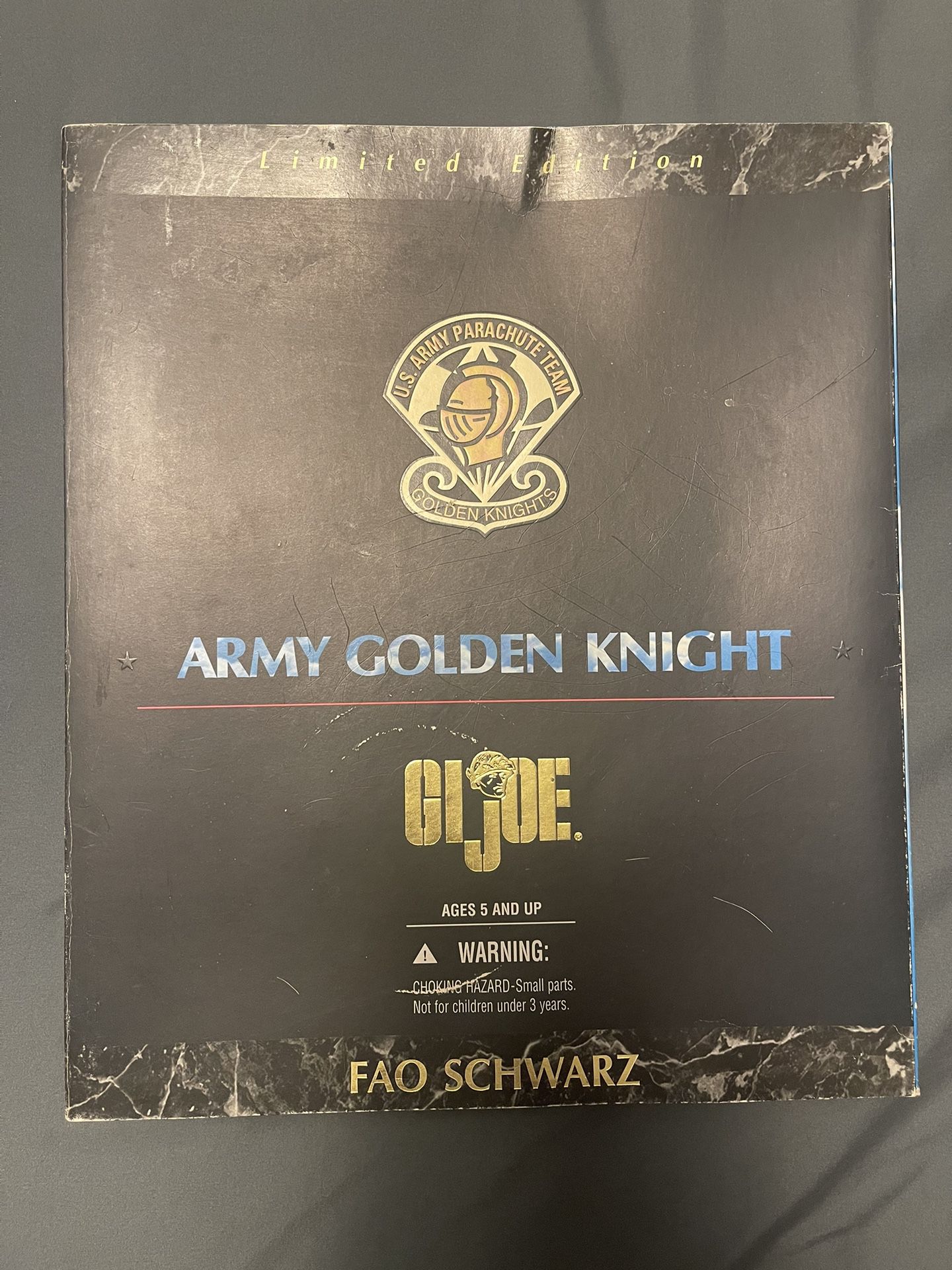 G.I. Joe - Limited Edition Army Golden Knight - Fao Schwarz for