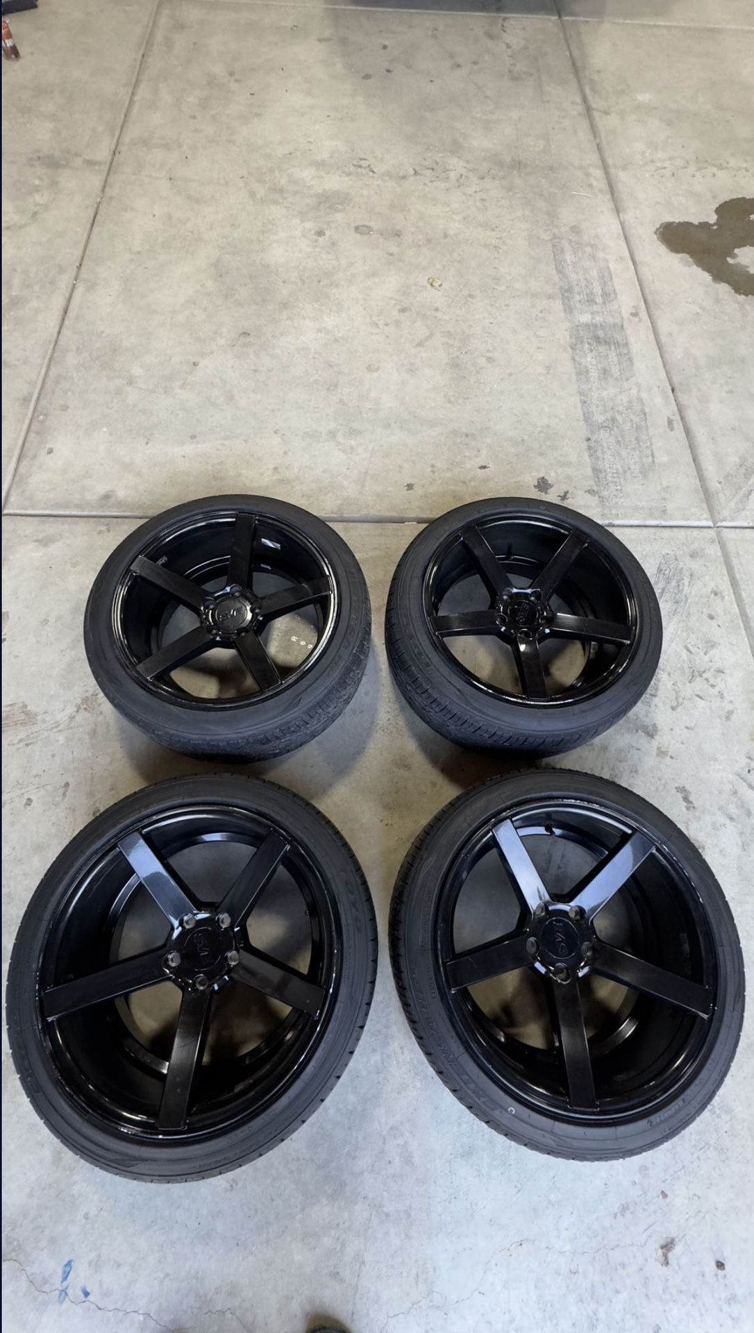 Staggered SVE NVX Mustang Wheels