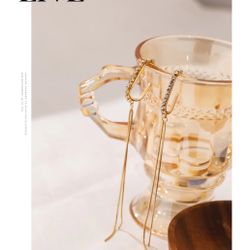 Trendy Long Tassel Geometric Dangle Earr