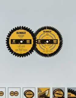 DEWALT 10-inch Circular Saw Blade 2-Pack