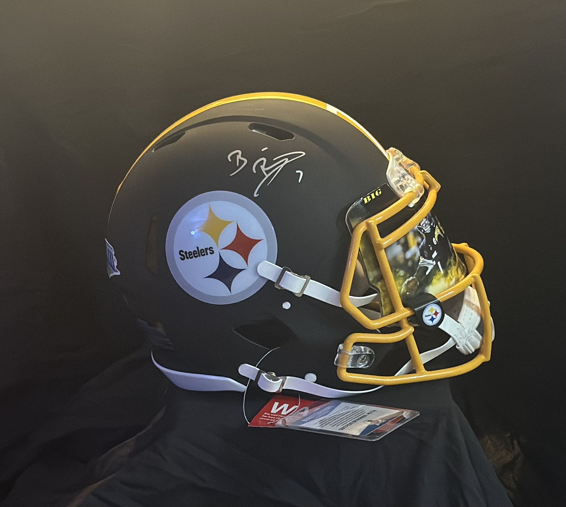 Ben Roethlisberger- “Big Ben” -Autographed Full Size Helmet - Beckett COA