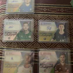 2021-2022. Topps UEFA Ultimate Stage Vini Jr And Other Soccer Cards(can Trade For Pokemon)