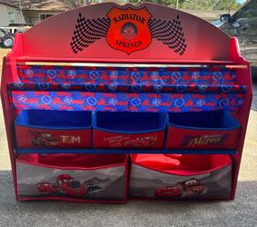 Lightening McQueen toy bin