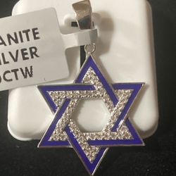 VVS1 Moissanite Star Of David