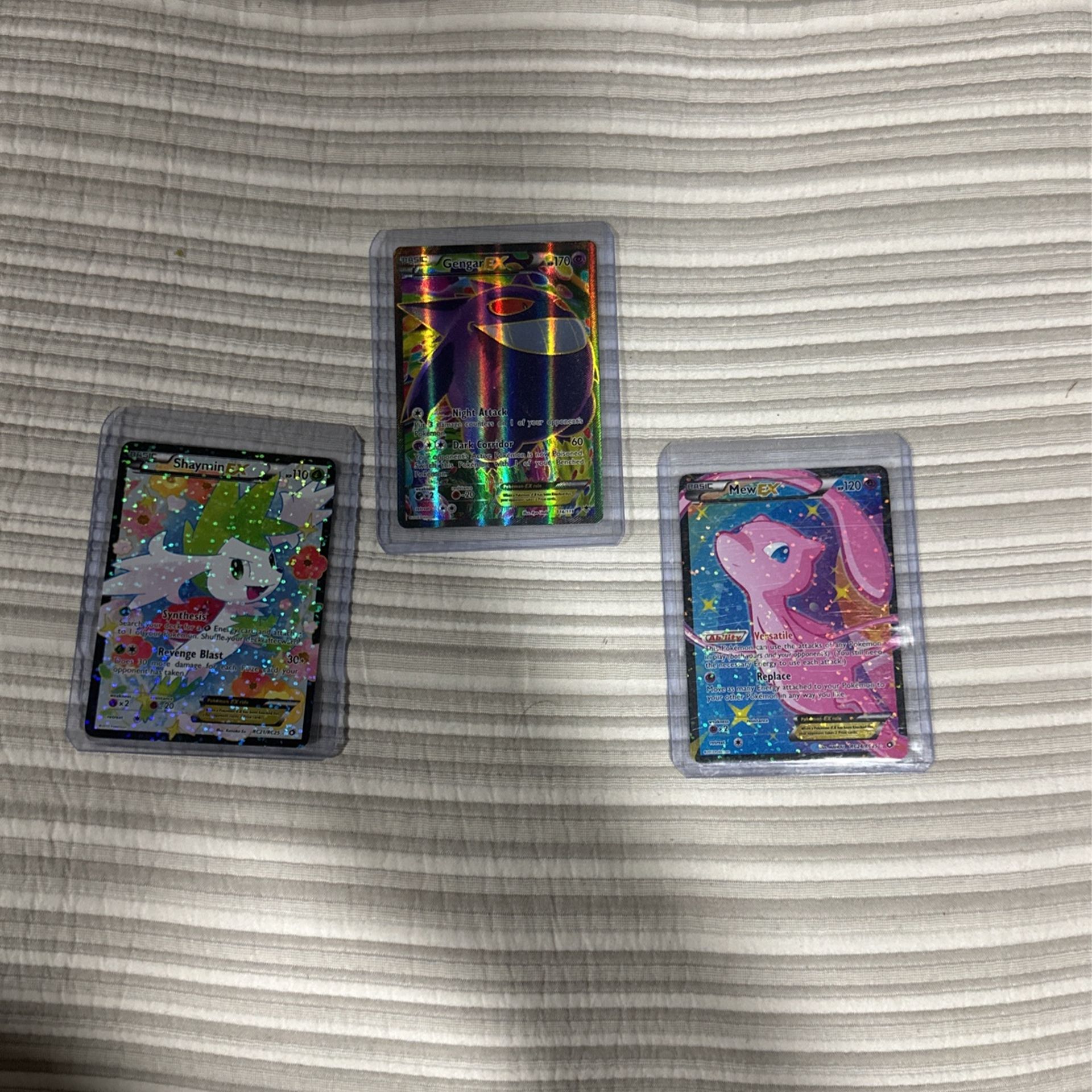 pokémon cards, gengar, new, shaymin