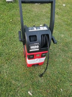 Clean force power wash 1800 psi