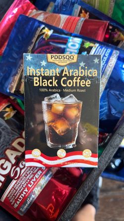 Instant arabica black instant coffee